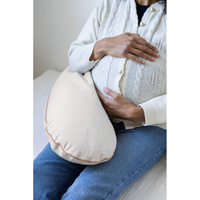 Beaba Ergonomiczna poduszka rogal dla kobiet w ciąży i karmiących Big Flopsy ™ French Terry Clay