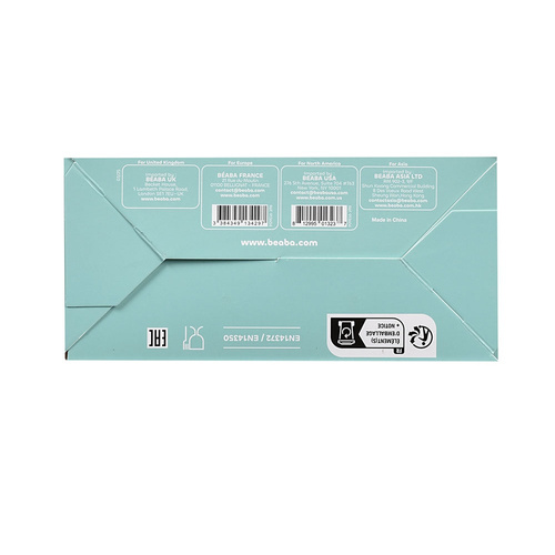 Beaba Komplet naczyń z silikonu z przyssawką Cotton candy (stary indeks: 913429)