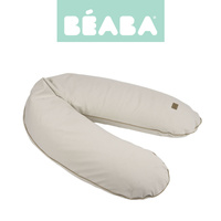 Beaba Ergonomiczna poduszka rogal dla kobiet w ciąży i karmiących Big Flopsy ™ French Terry Clay