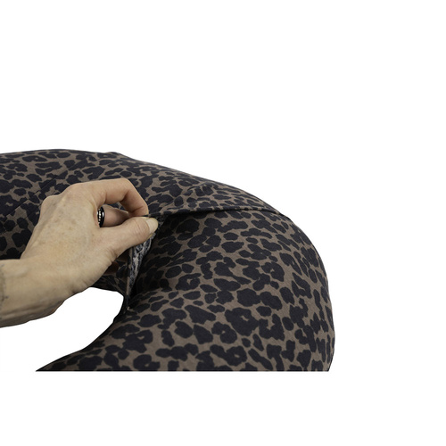 Beaba Poduszka z termoforem z pestek lnu 2w1 Little warmy Jersey Leopard
