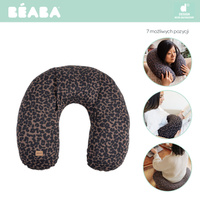 Beaba Poduszka z termoforem z pestek lnu 2w1 Little warmy Jersey Leopard