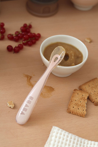 Beaba Łyżeczka silikonowa 4m+ Cotton candy (stary indeks: 913464)