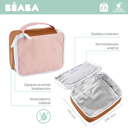 Beaba Torba izotermiczna na przekąski Faro Dusty Rose