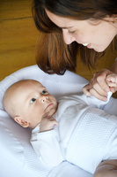 Red Castle Ergonomiczny materac dla niemowląt Cocoonababy Fleur de coton® Blanc