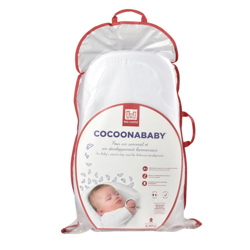 Red Castle Ergonomiczny materac dla niemowląt Cocoonababy Fleur de coton® Blanc