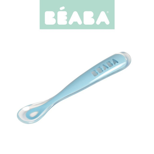 Beaba Łyżeczka silikonowa 4m+ blue