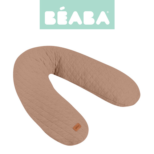 Beaba Ergonomiczna poduszka rogal dla kobiet w ciąży i karmiących Big Flopsy ™ Fleur de coton Cacao