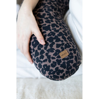 Beaba Poduszka z termoforem z pestek lnu 2w1 Little warmy Jersey Leopard