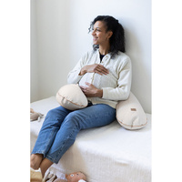 Beaba Ergonomiczna poduszka rogal dla kobiet w ciąży i karmiących Big Flopsy ™ French Terry Clay