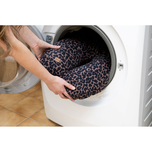 Beaba Poduszka z termoforem z pestek lnu 2w1 Little warmy Jersey Leopard