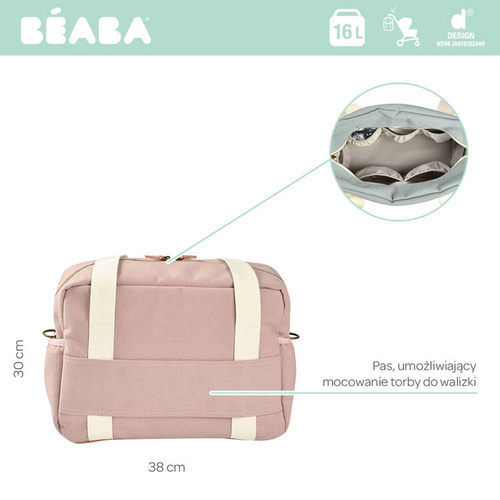 Beaba Torba dla mamy Paris Dusty pink