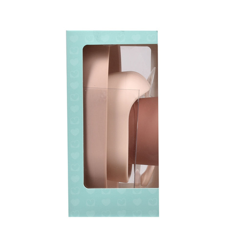 Beaba Komplet naczyń z silikonu z przyssawką Cotton candy (stary indeks: 913429)