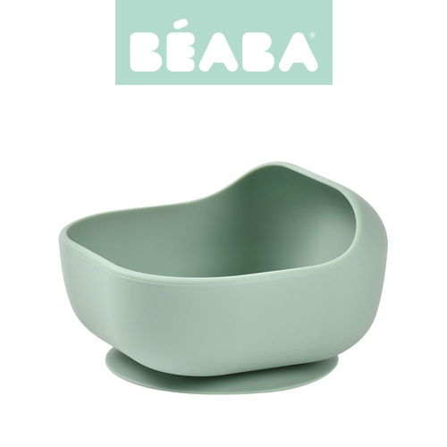 Beaba Silikonowa miseczka z przyssawką Sage green (stary indeks: 913547)