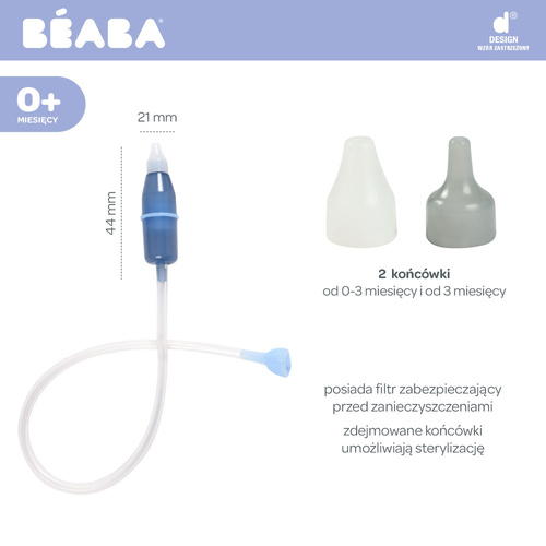 Beaba Manualny aspirator do nosa Minidoo mineral