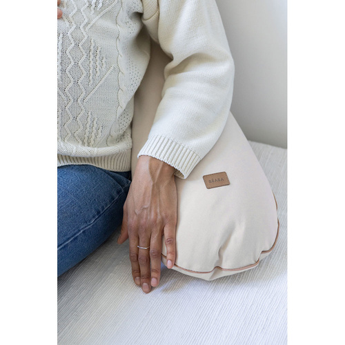 Beaba Ergonomiczna poduszka rogal dla kobiet w ciąży i karmiących Big Flopsy ™ French Terry Clay