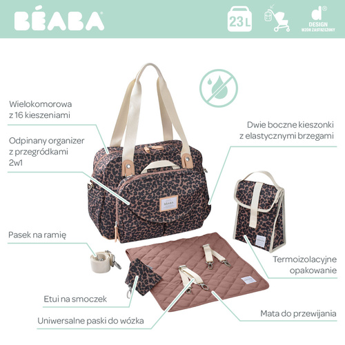 Beaba Torba dla mamy Geneva Leopard Edycja limitowana