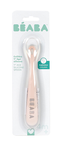 Beaba Łyżeczka silikonowa 4m+ Cotton candy (stary indeks: 913464)