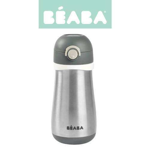 Beaba Bidon termiczny termobutelka 350 ml Mineral grey