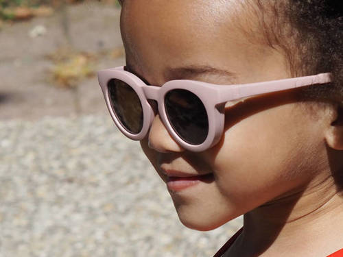 Beaba Okulary przeciwsłoneczne dla dzieci 2-4 lata Happy - Dusty rose