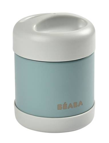 Beaba Pojemnik - termos obiadowy ze stali nierdzewnej z hermetycznym zamknięciem 300 ml light mist/eucalyptus green