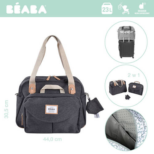 Beaba Torba dla mamy Geneva II Dark heather grey