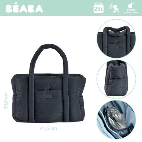 Beaba Torba dla mamy Puffy Paris Dark heather grey