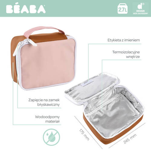 Beaba Torba izotermiczna na przekąski Faro Dusty Rose